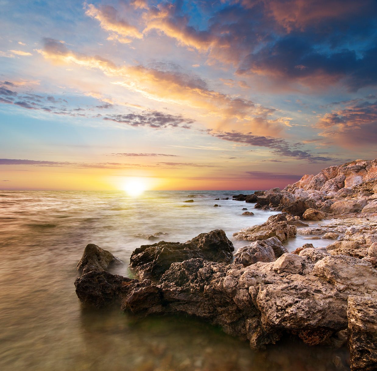 Cobbled Sunset